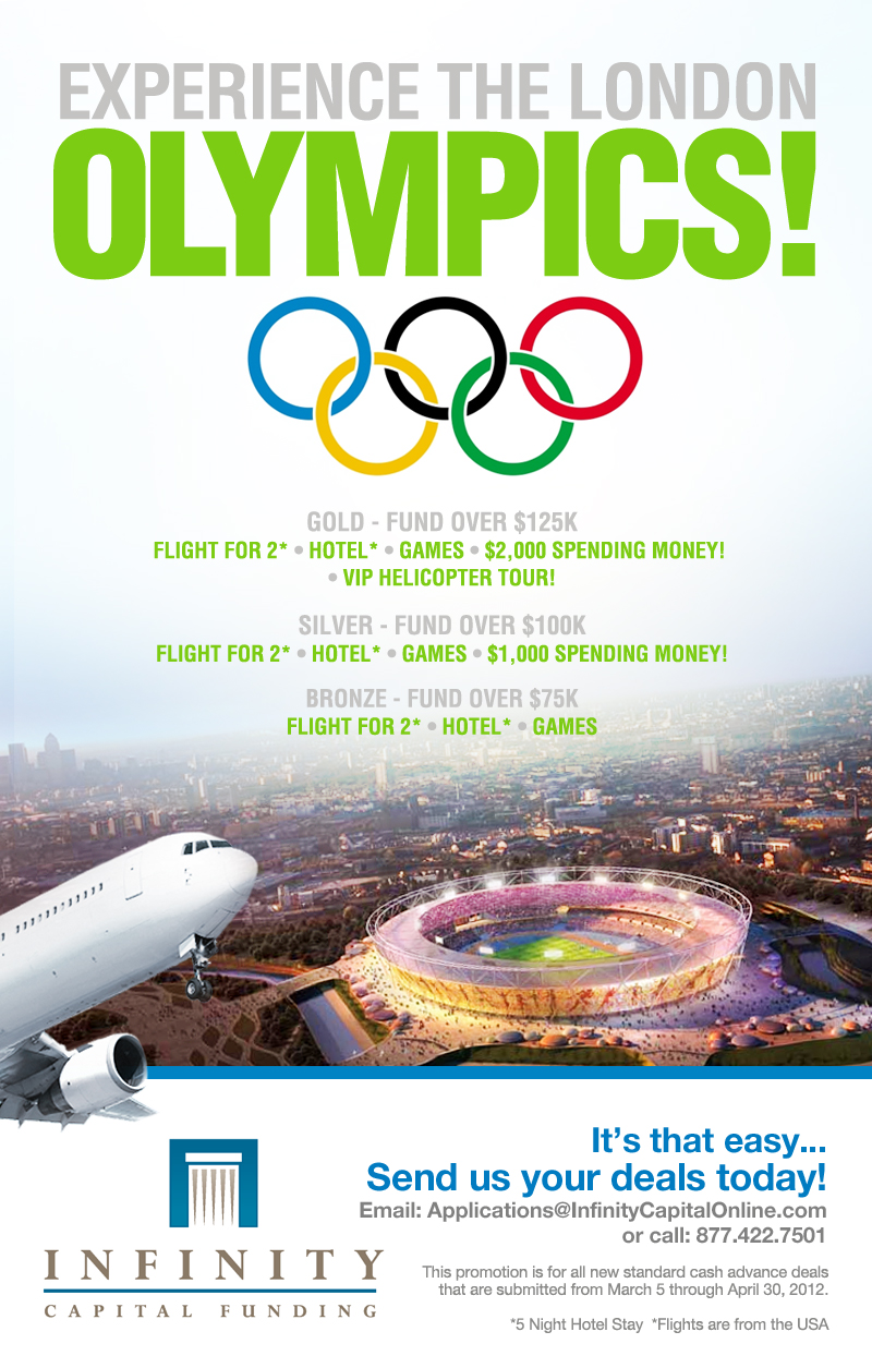Trip to olympics infinity capital funding