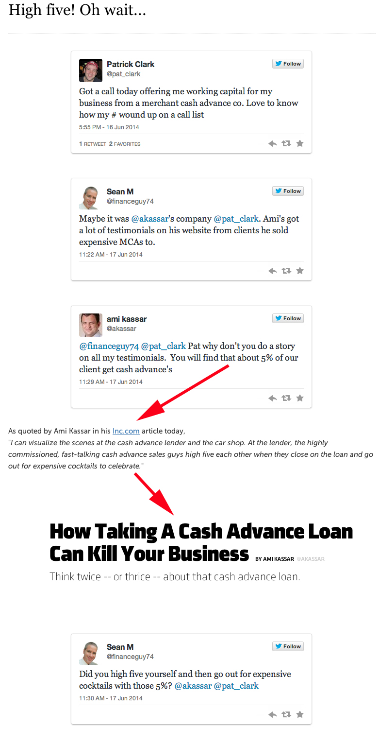 high five ami kassar