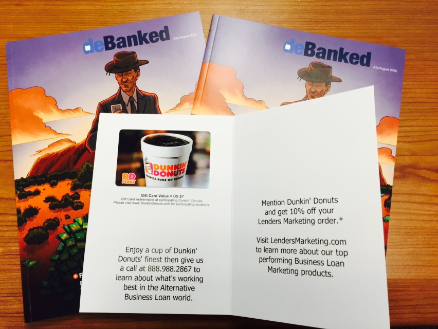 Lenders Marketing deBanked Swag